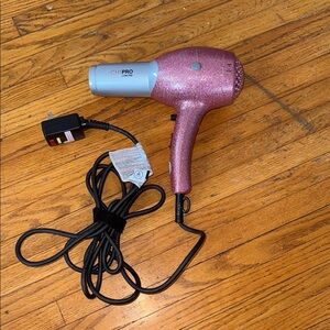 CHI PRO LOW EMF Pink glitter Hair Dryer